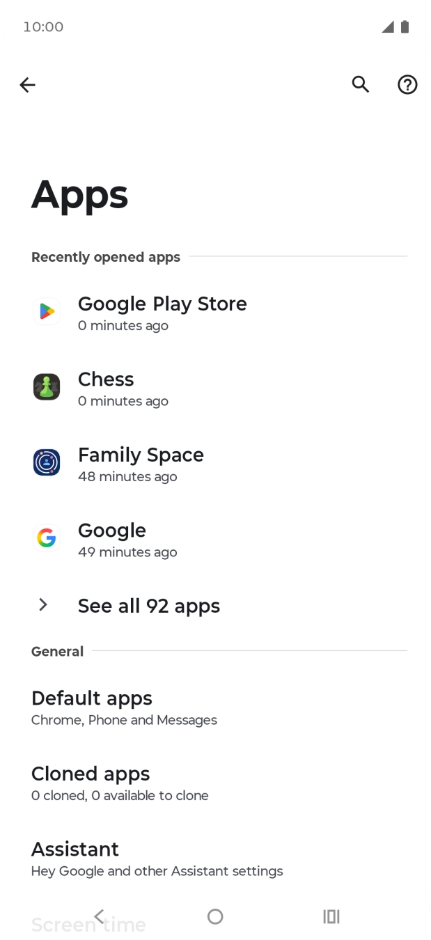 Press See all apps. Press See all apps.