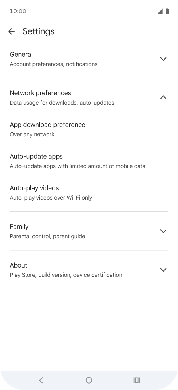 Press Auto-update apps. Press Auto-update apps.