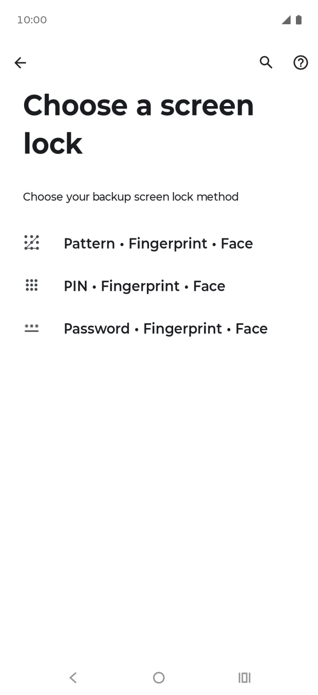 Press the required phone lock code and follow the instructions on the screen to create an additional phone lock code. Press the required phone lock code and follow the instructions on the screen to create an additional phone lock code.
