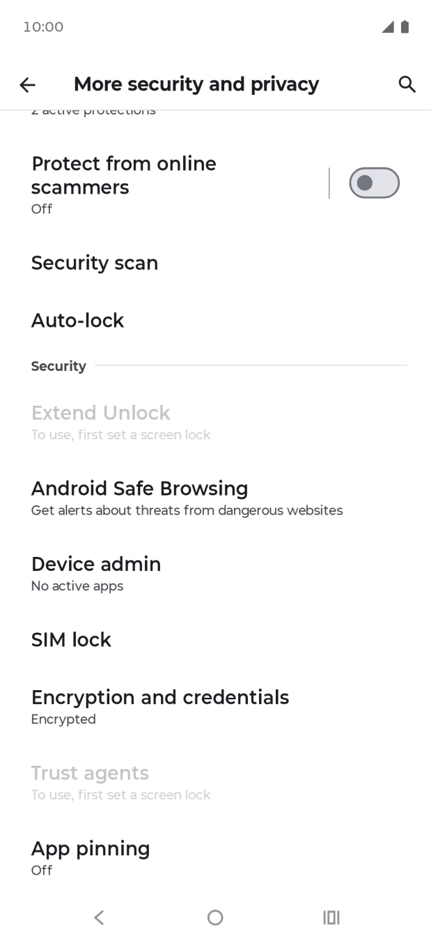 Press SIM lock. Press SIM lock.