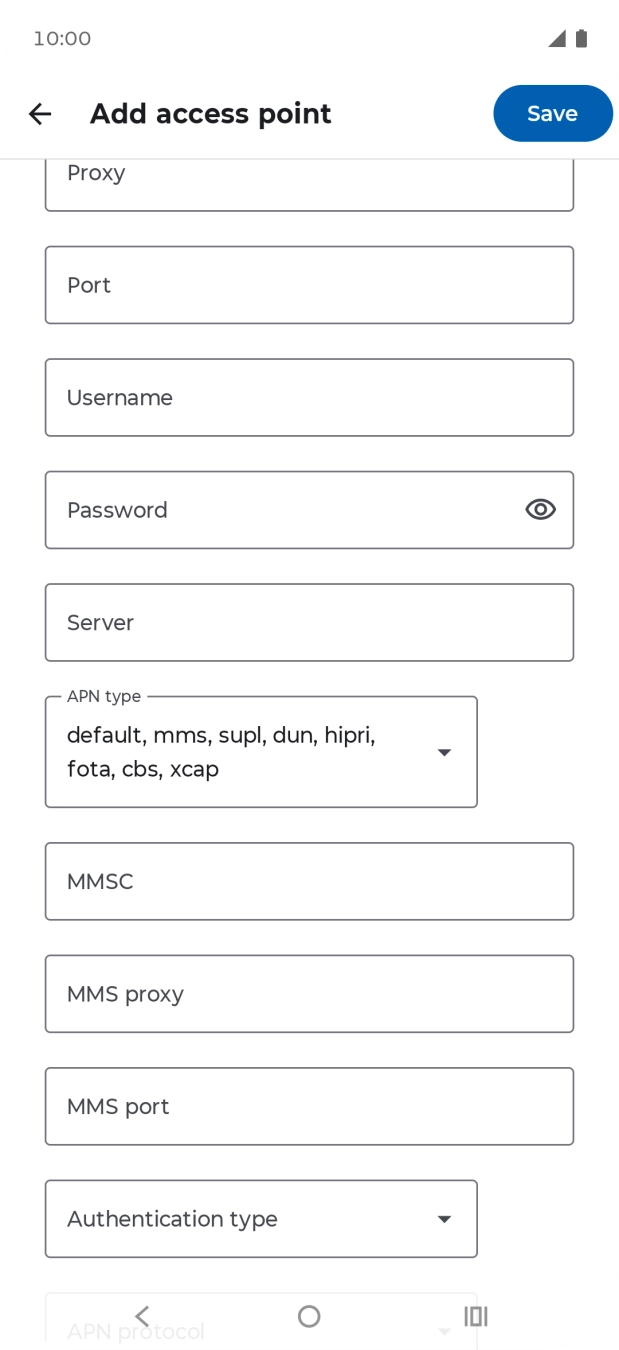 Press the drop down list next to Press the drop down list next to