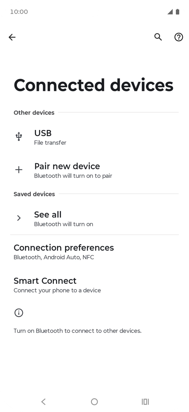 Press Pair new device. Press Pair new device.