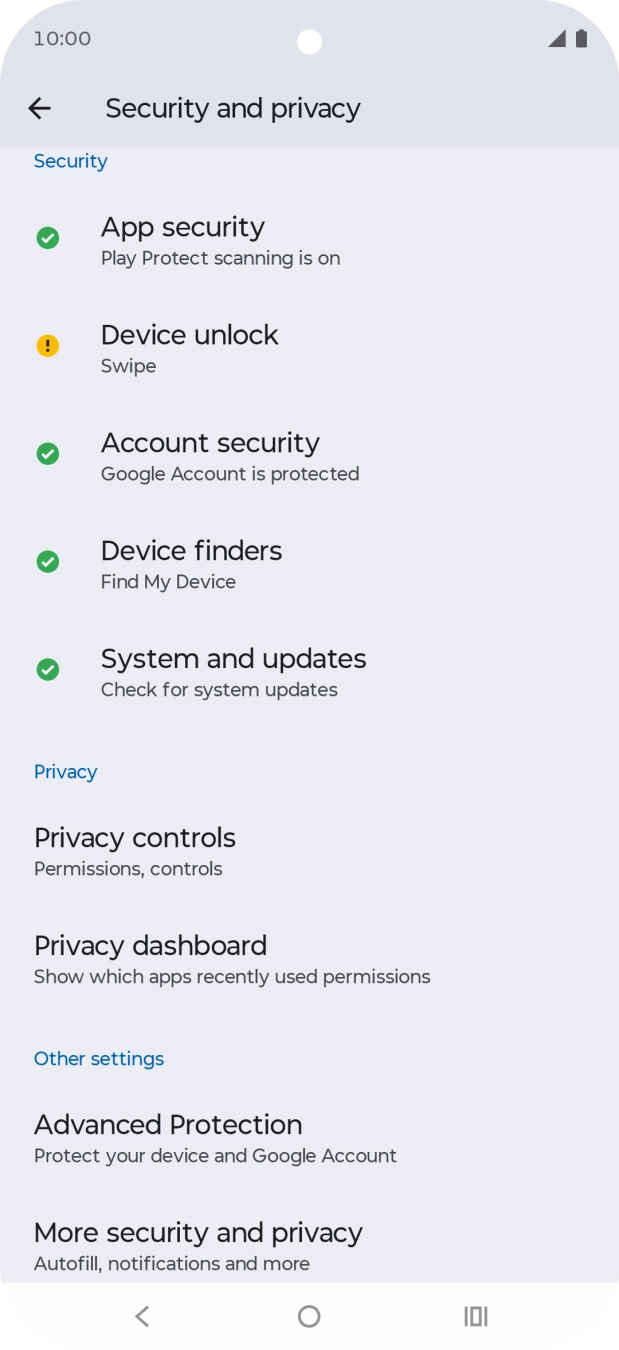 Press More security and privacy. Press More security and privacy.