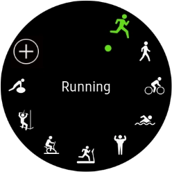 Press the required activity.