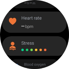 Press Heart rate.