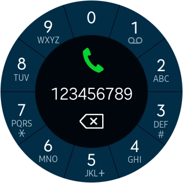 Press the call icon.