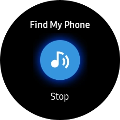 Press Stop when you've found your phone.