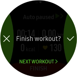 Press the confirm icon.