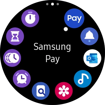 Press the find phone icon.