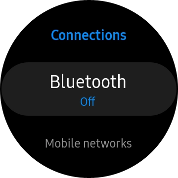 Press Bluetooth. Press Bluetooth.