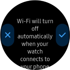 Press the confirm icon.