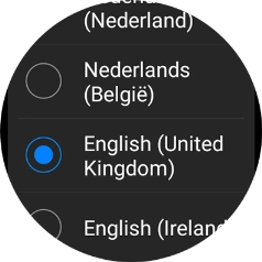 Press the required language.