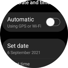 Press Set date. Press Set date.