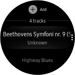 Press the required audio file.