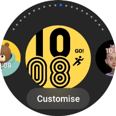 Press Customise.