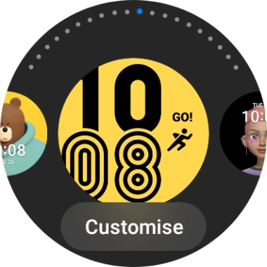Press Customise.