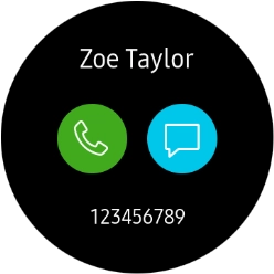 Press the call icon.