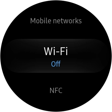Press Wi-Fi.