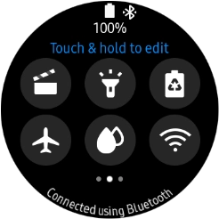 Press the low power mode icon.