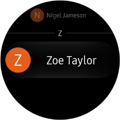 Press the required contact.