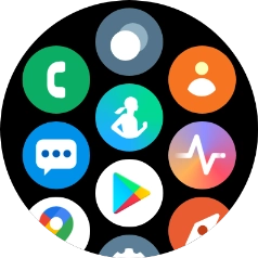 Press the message icon.