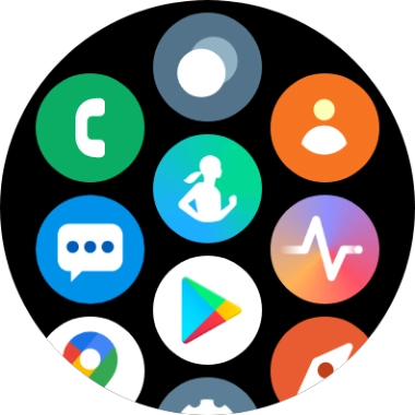 Press the message icon.