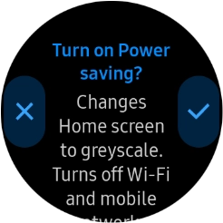 Press the confirm icon.