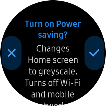 Press the confirm icon.
