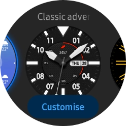 Press Customise.