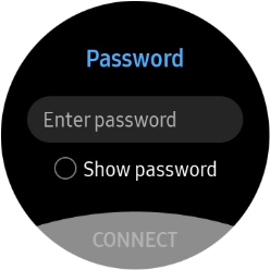 Press Enter password.