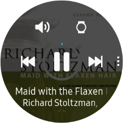 Press the volume icon.