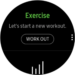 Press WORK OUT.