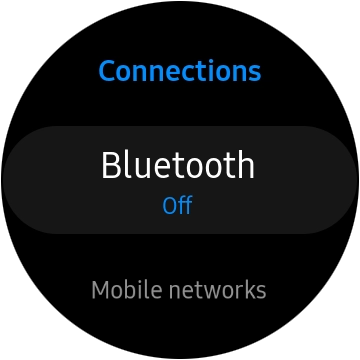 Press Bluetooth.