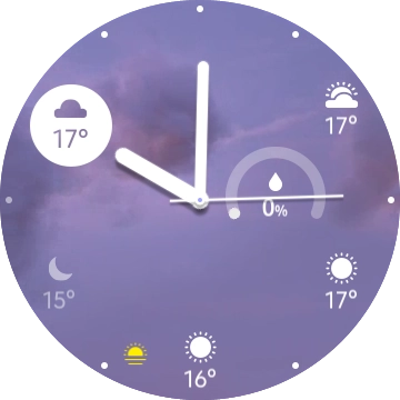 Press and hold the Home key until your smartwatch restarts.