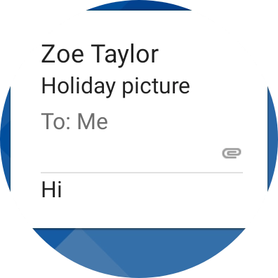 Slide your finger left on the screen.