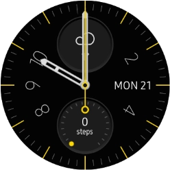 Slide your finger downwards starting from the top of the screen to open the status panel.
