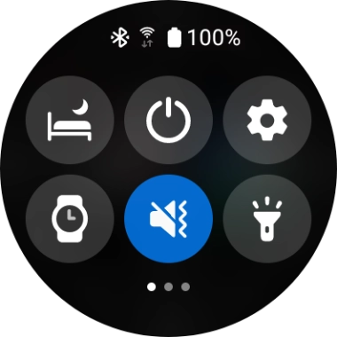Press the required function to open an application or turn the function on or off.