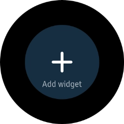 Press the add widget icon.