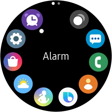 Press the Bixby icon.