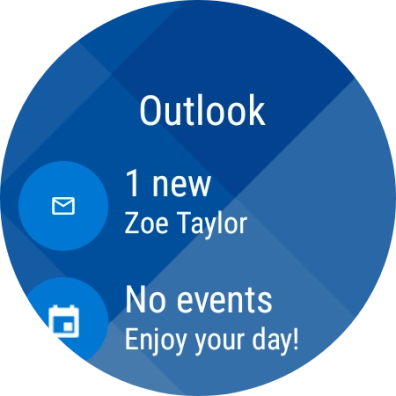 Press the email message icon.