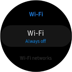 Press Wi-Fi.