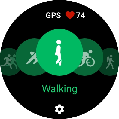Press the settings icon.