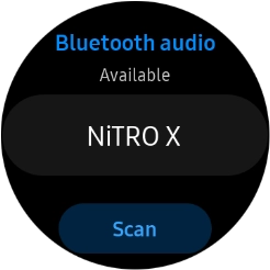 Press the required Bluetooth headset.