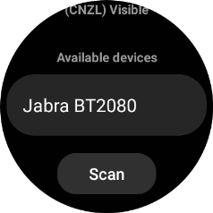Press the required device. Press the required device.