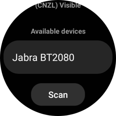 Press the required device. Press the required device.