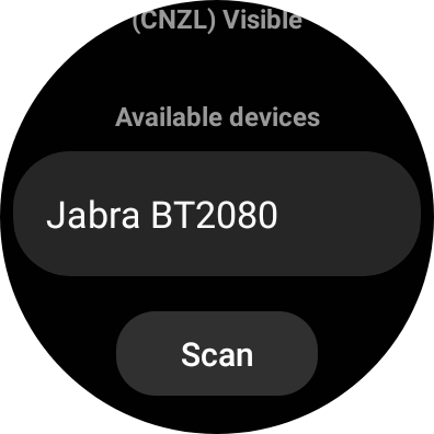 Press the required device. Press the required device.