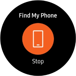 Press Stop when you've found your phone.