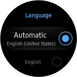 Press the required language.