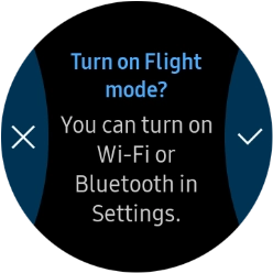If you turn on the function, press the confirm icon.