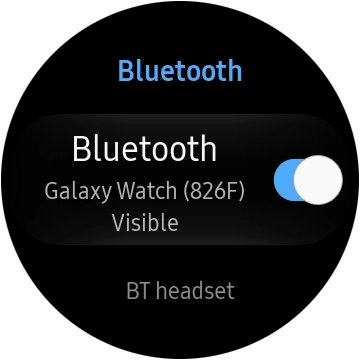 Press BT headset. Press BT headset.